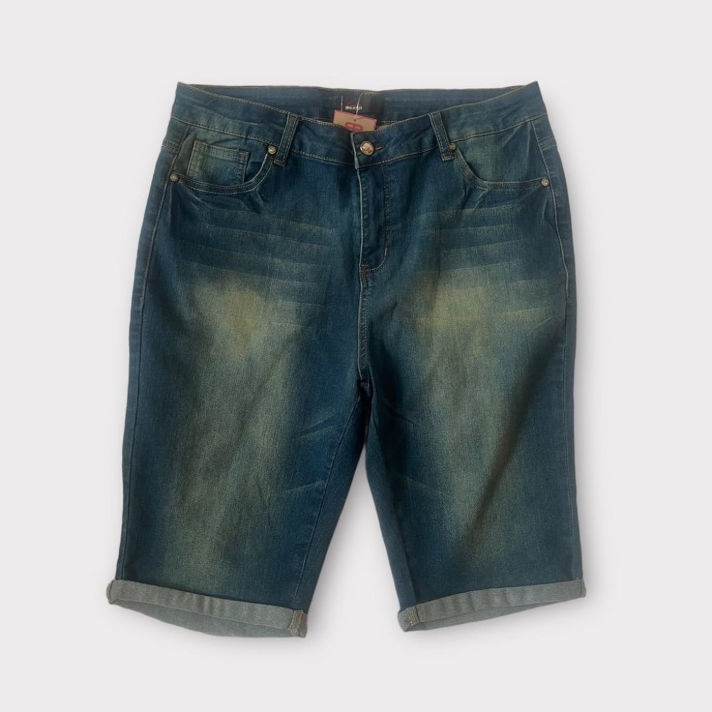 Stretch Denim Bermuda Shorts | Jean Shorts | Enjoy Denim Brand |